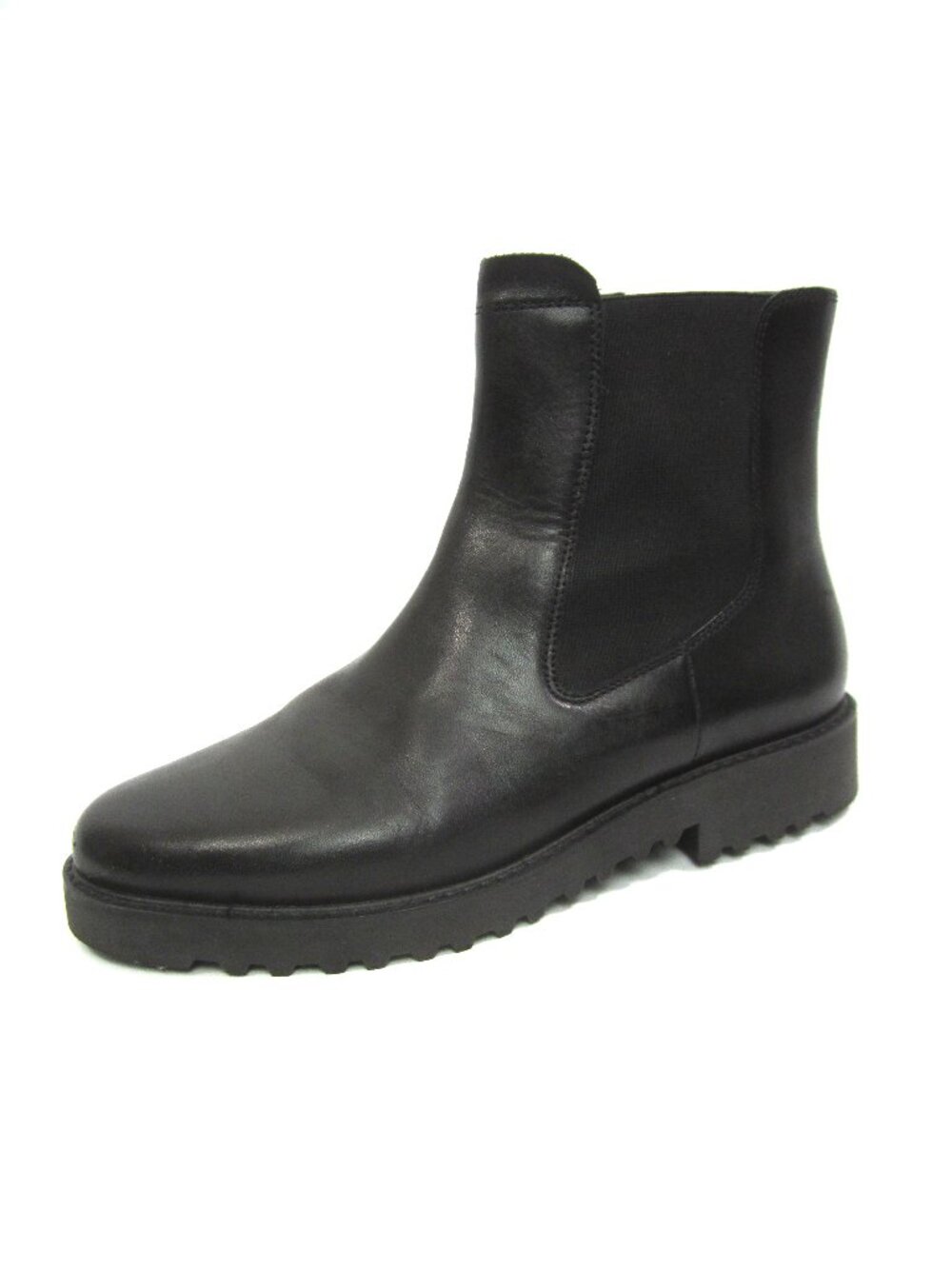 Franco Sarto EUC Women's Size 10 Carian Chelsea Boots Rugged Lug Sole Leather